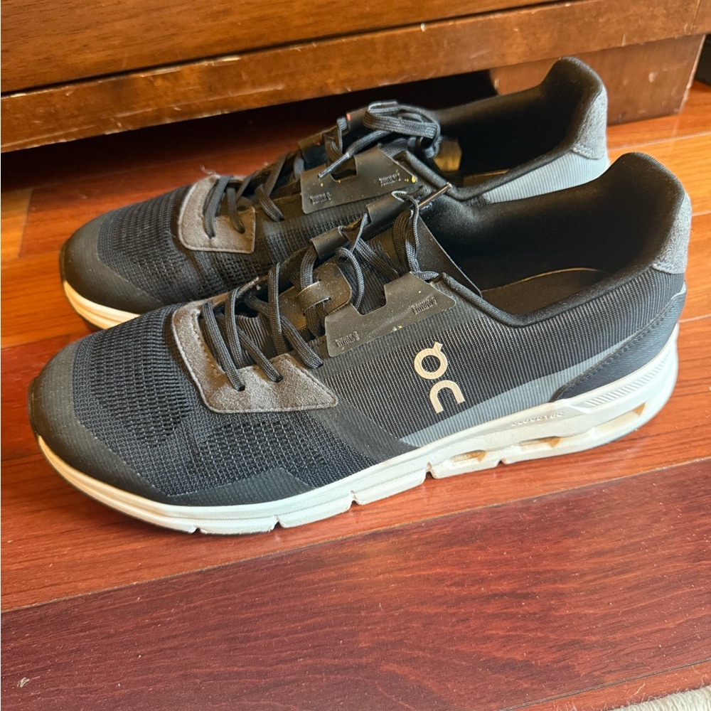 On Cloud men’s cloud drift sneakers black size 10.5 - Picture 3 of 5